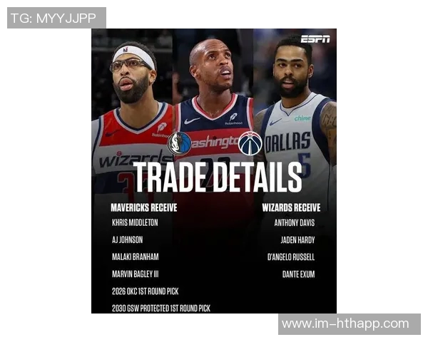 浓眉领衔四人交易正式达成独行侠三方交易获得米德尔顿等球员